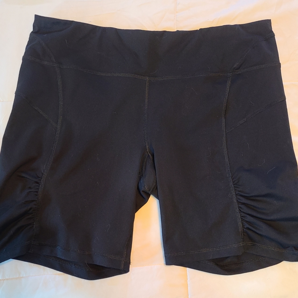 Calvin Klein Performance Quick Dry Women’s Black Bike Shorts Size XL